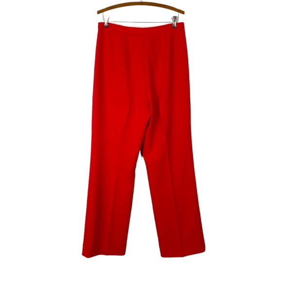 J. Peterman Co Red Dress Pants Sz. 10 NWOT - Picture 2 of 9